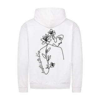 Daughter of the King Zipper Hoodie Backprint Variante, Mountain Movers christliches Design