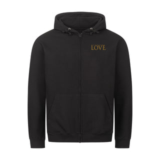 Golden love Zipper Hoodie, christliche Streetwear von Mountain Movers