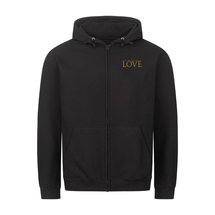 Golden love Zipper Hoodie