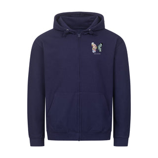 God is a creator Zipper Hoodie Detailansicht, Mountain Movers christliche Streetwear