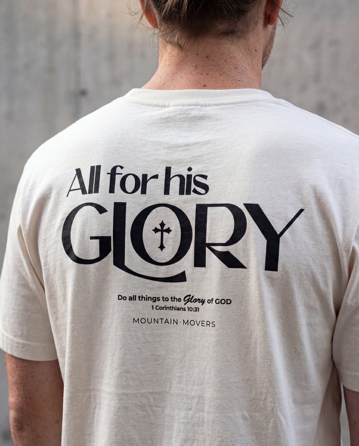 All for his Glory Shirt BackPrint