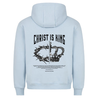 Christ is King Easter Hoodie Detailansicht, Mountain Movers christliche Streetwear