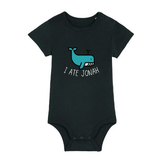 I ate Jonah Baby Body Kurzarm Schwarz