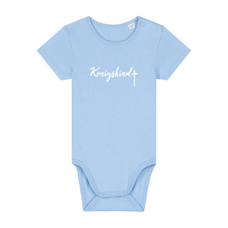 Königskind Baby Body Kurzarm Babyblau