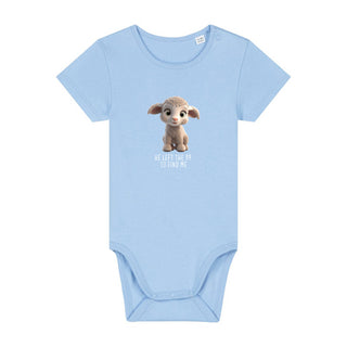 Left the 99 Sheep Body Kurzarm Babyblau