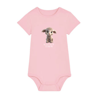 Left the 99 Sheep Body Kurzarm Rosa