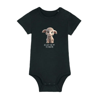 Left the 99 Sheep Body Kurzarm Schwarz
