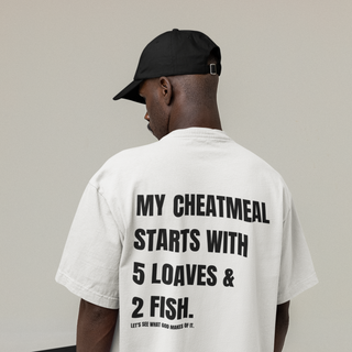 Cheatmeal Gym Oversized T-Shirt BackPrint