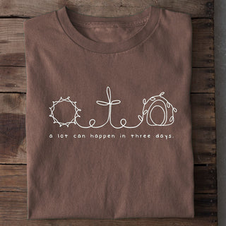 A lot can happen Shirt Braun