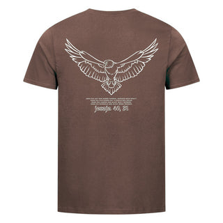 Adler Shirt Backprint Braun