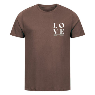 Alles geschehe in Liebe Shirt Braun
