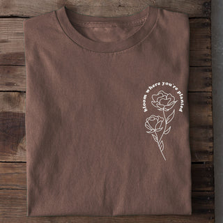 bloom Shirt Braun
