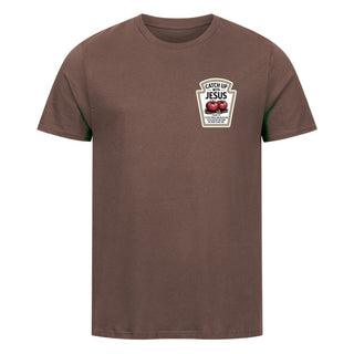 Catch up with Jesus Shirt Braun