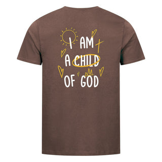 Child of God colour Shirt Backprint Braun