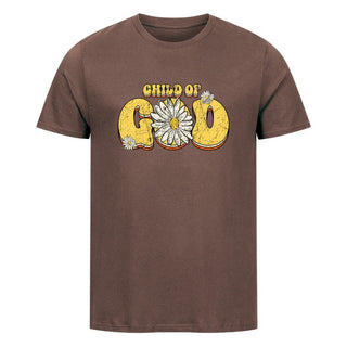 Child of God Flower Shirt Braun