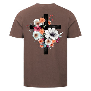 cross Shirt Backprint Braun