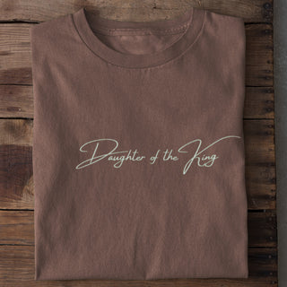 Daughter of the King Simple Shirt Braun