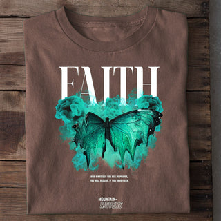 Faith Streetwear Front T-Shirt Braun