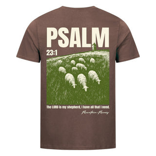 Faith & Trust in God Shirt Backprint Braun