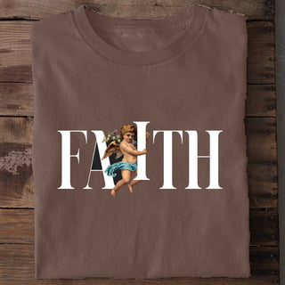 Faith Angel Shirt Braun