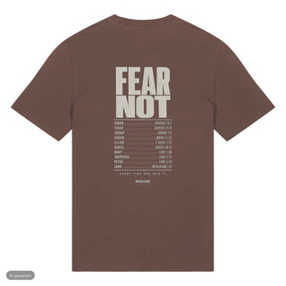 Fear Not Tour T-Shirt Front & Backprint Braun