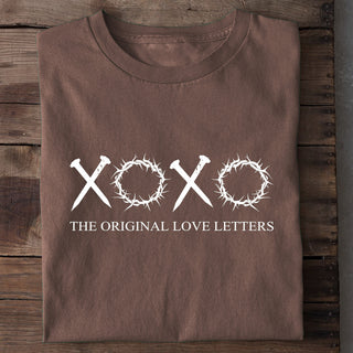 xoxo the original love letters Shirt Braun