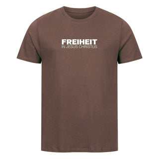 Freiheit in Christus Shirt Braun