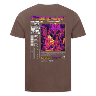 Friendship Shirt Backprint Braun