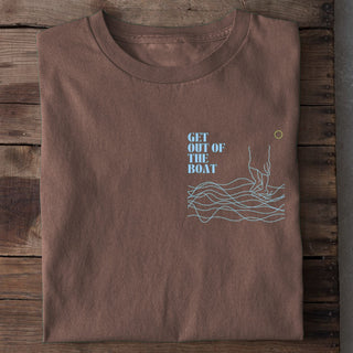 Get out of the Boat Shirt Braun