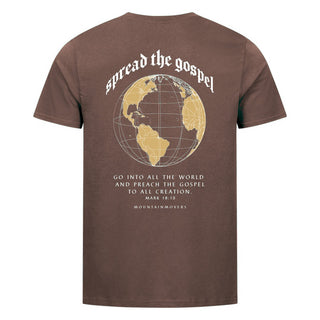 Gospel Shirt BackPrint Braun