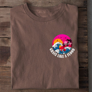 Grace like a Flood Shirt Braun
