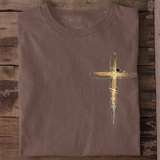 He is Risen - Narzisse T-Shirt Braun