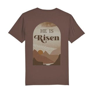 HE IS RISEN T-SHIRT Braun