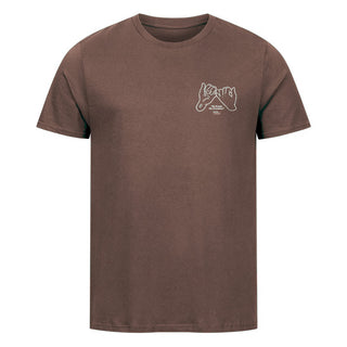 He keeps his promises Shirt Braun