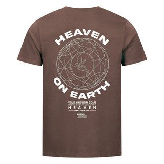 Heaven on Earth Shirt Backprint Braun