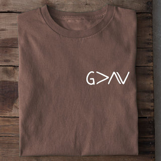 Highs & Lows Simple Shirt Braun