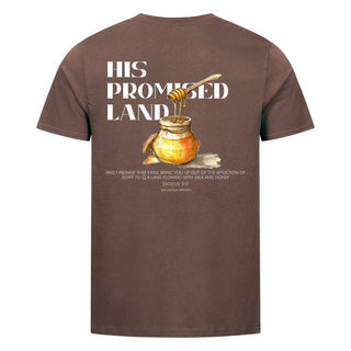 His promised Land Shirt BackPrint Braun