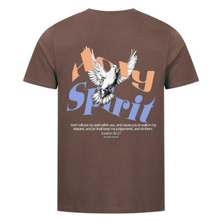 Holy Spirit Dove Shirt BackPrint Braun