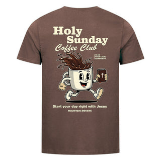 HOLY SUNDAY Shirt Backprint Braun