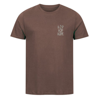Hop Hop Hope Unisex Shirt Braun