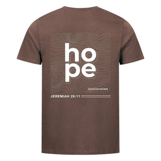 Hope Jeremiah 29:11 Shirt BackPrint Braun