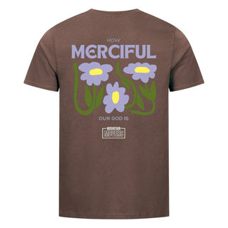 How Merciful Shirt Backprint Braun