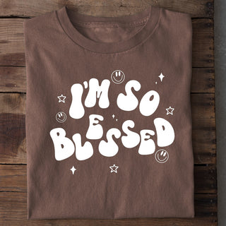 I AM SO BLESSED T-Shirt Braun