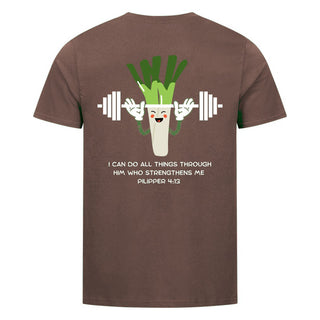 I can do all Things Lauch Shirt Backprint Braun