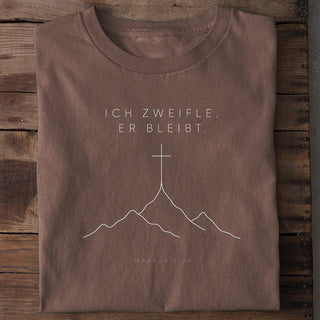 Ich zweifle T-Shirt Braun