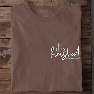 It is finished Shirt Braun