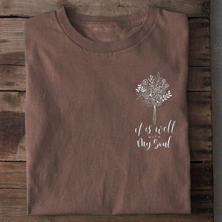 It is Well Shirt Braun