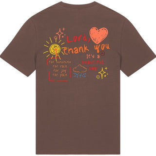 It´s a beautiful Day Unisex Shirt BackPrint Braun