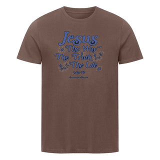 Jesus Retro Shirt Braun