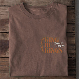 King of Kings Jesus Christ Shirt Braun